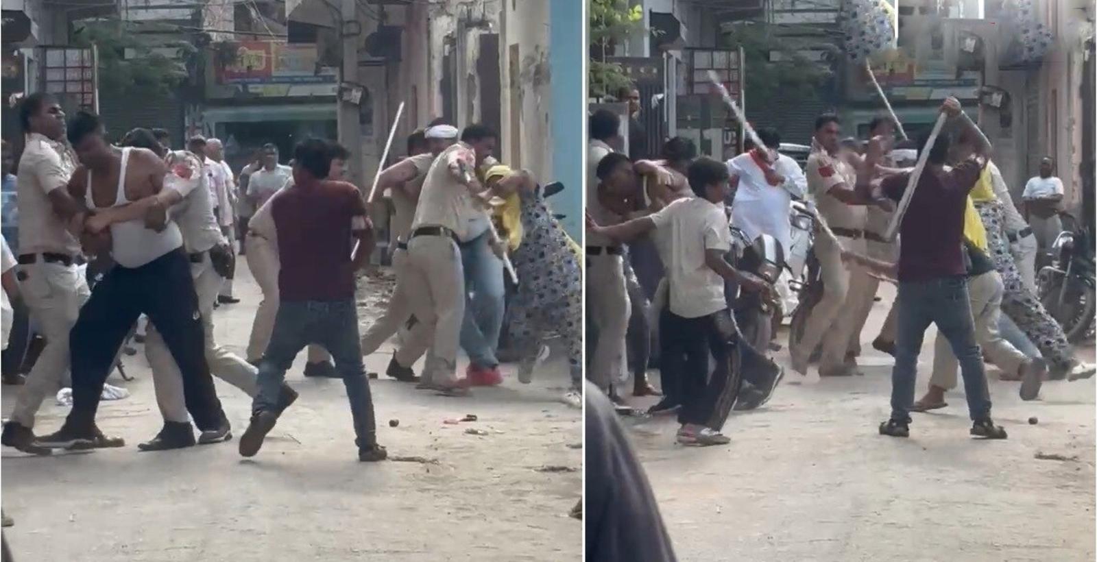 खाकी पर खौफनाक वार: बाहरी दिल्ली में चेकिंग से भड़के बदमाशों ने पुलिसकर्मियों की आंखों में झोंकी मिर्च, ईंट-डंडों से किया लहूलुहान