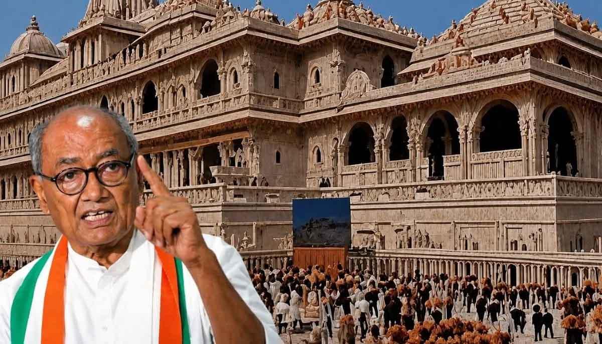 दिग्विजय सिंह का बड़ा ऐलान: "राम मंदिर चंदे की चोरी पर अयोध्या जाकर कराऊंगा FIR", BJP-RSS पर साधा निशाना