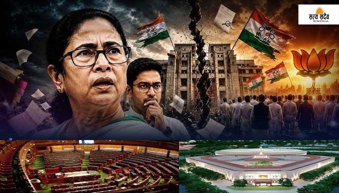 ममता को महाझटका: तृणमूल में भारी बगावत, TMC के 20 सांसदों ने थामा NDA का दामन!