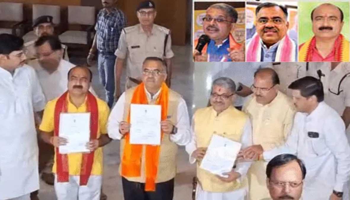 मध्य प्रदेश राज्यसभा चुनाव: कांग्रेस का पत्ता साफ, भाजपा की क्लीन स्वीप; तीनों सीटों पर भगवा परचम