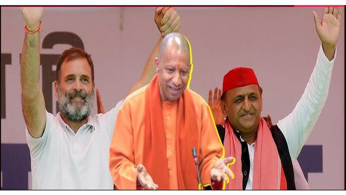 '162 सीटों' के गणित पर यूपी में सियासी घमासान: अखिलेश के दावे पर NDA का पलटवार