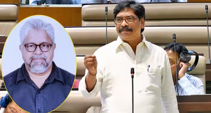 भाजपा विधायक के नोट लहराने पर सीएम हेमंत सोरेन का पलटवार, पढ़ी हूबनाथ पाण्डेय की कविता 'गिरो!'