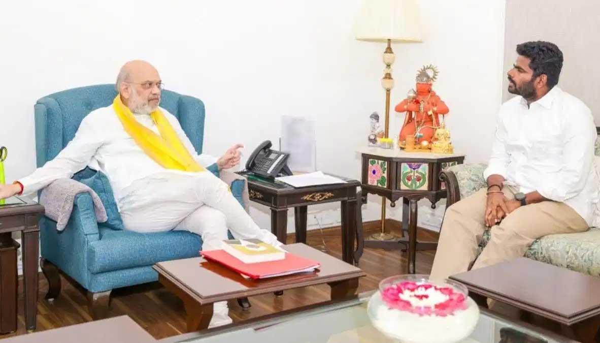 दिल्ली दरबार में अन्नामलाई: शाह, नवीन और संतोष से मैराथन मुलाकात; क्या मान गए 'कप्तान' या तमिलनाडु में होने जा रहा है कोई बड़ा खेल?