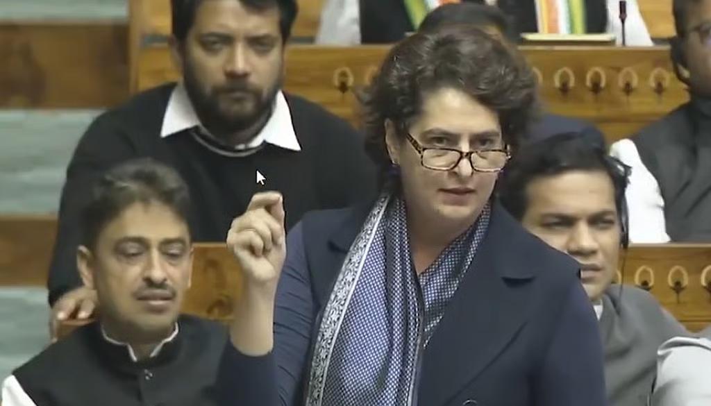 "यह महिला आरक्षण नहीं, राजनीतिक चालाकी है": संसद में बरसीं प्रियंका गांधी, परिसीमन और जनगणना पर घेरा
