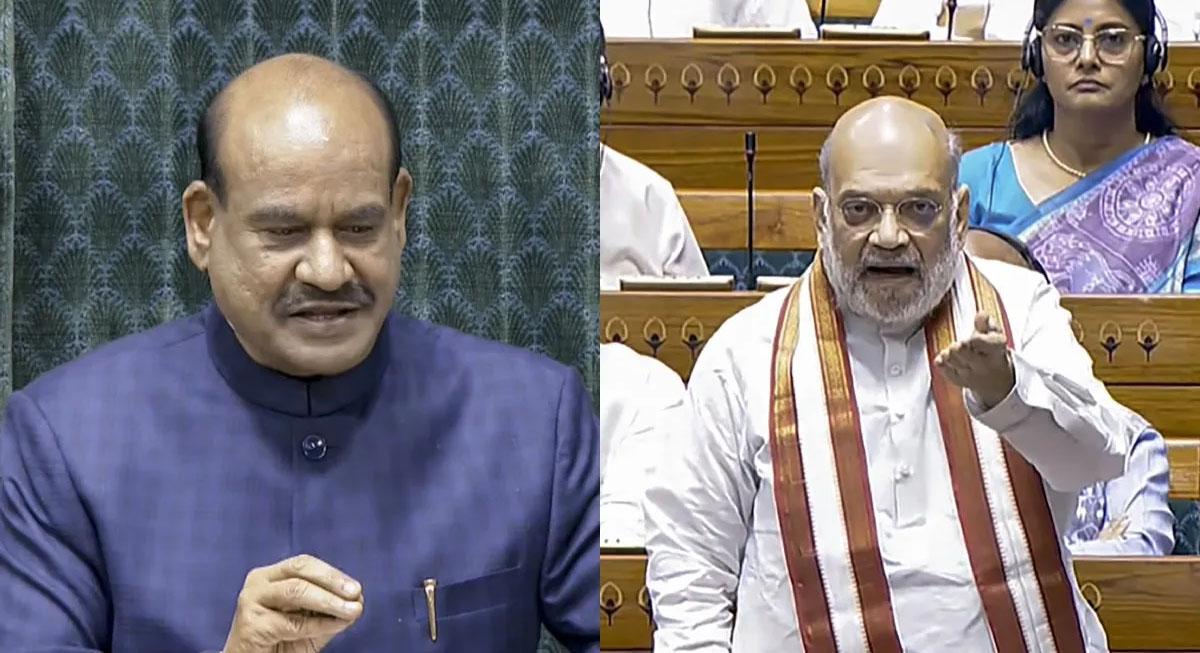 लोकसभा में अविश्वास प्रस्ताव खारिज: अमित शाह का विपक्ष पर प्रहार, ओम बिरला के पक्ष में सरकार ने रखी दलील