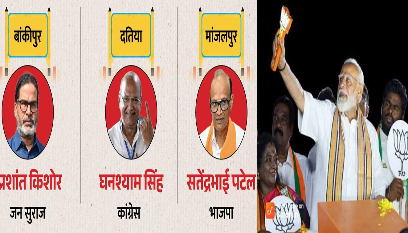 3 उपचुनाव, 3 कड़े संदेश: बीजेपी के 'अभेद्य किलों' में दरारें, मतदाताओं ने दी 'अपराजेय' होने के भ्रम को चुनौती, मोदी फैक्टर कितना कायम!