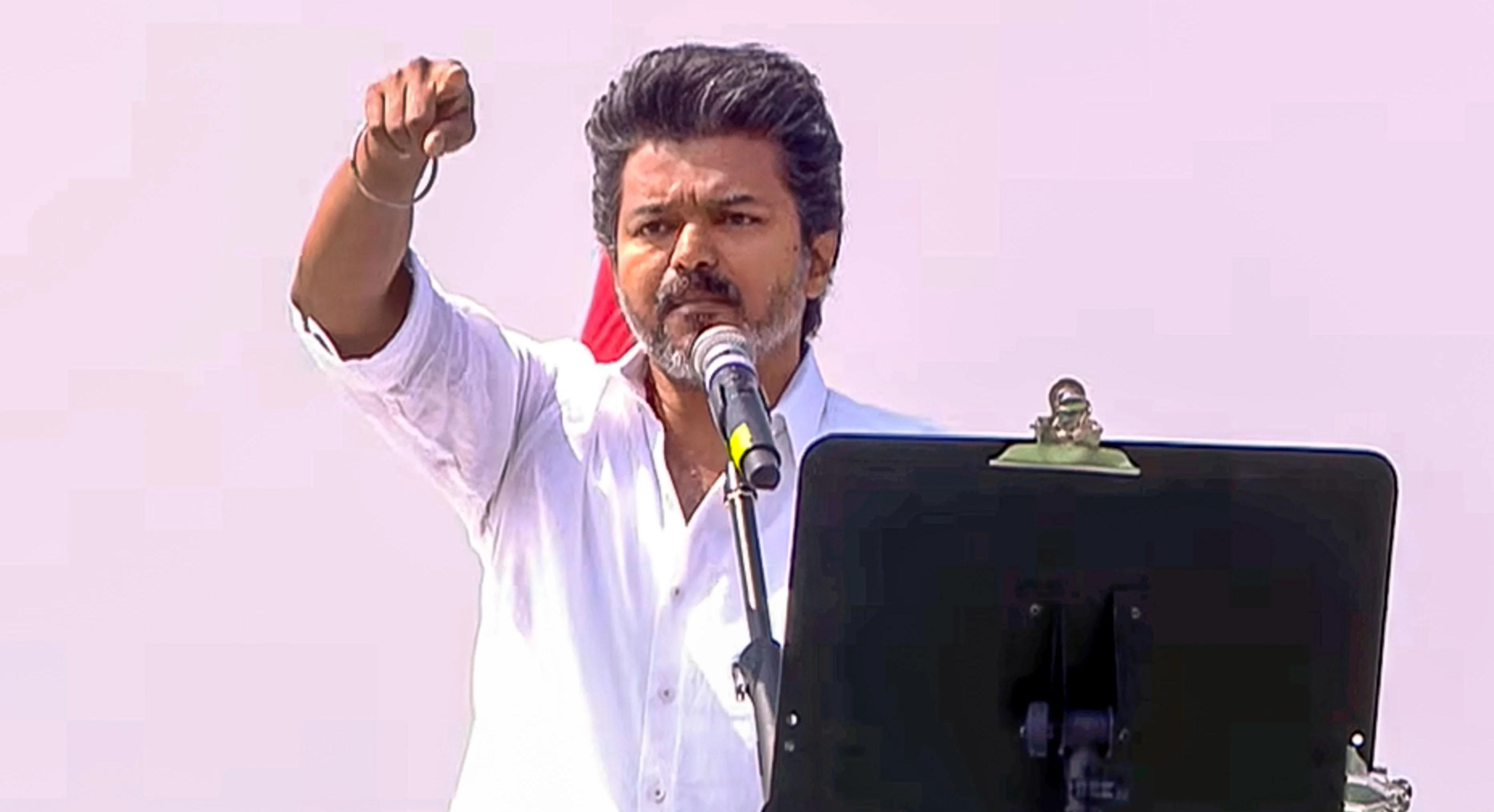 'यह चुनाव नहीं, जज्बातों का समंदर है': तंजावुर में थलापति विजय की हुंकार, DMK को बताया 'बुरी ताकत'