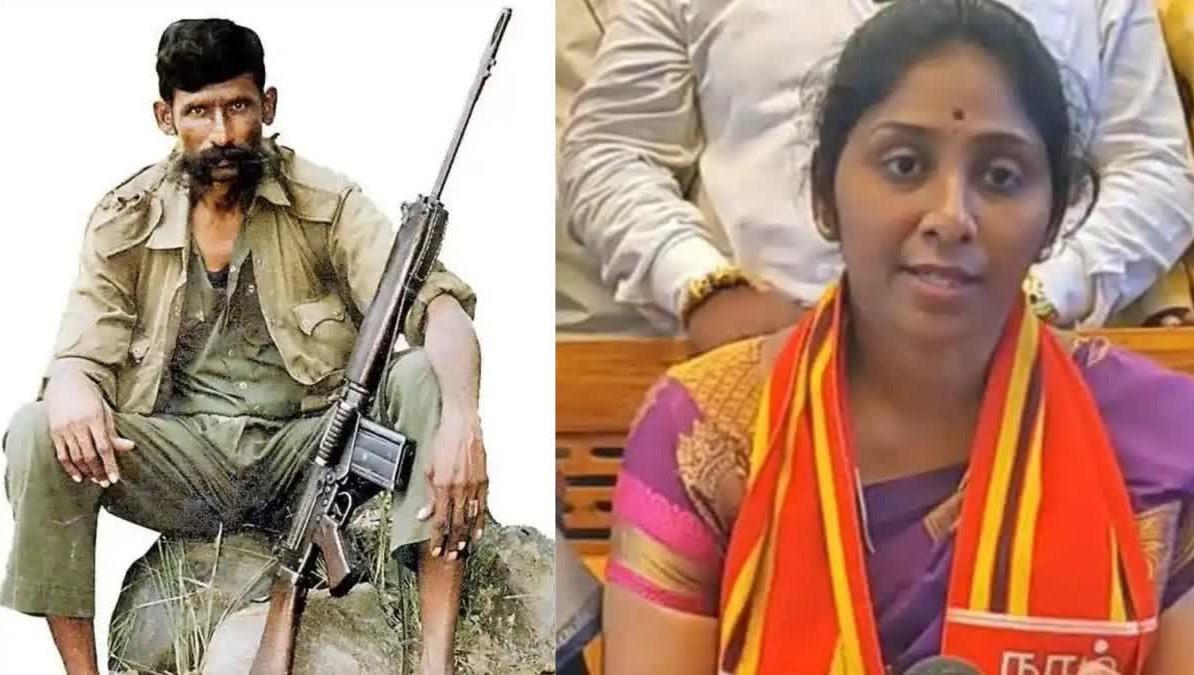 तमिलनाडु चुनाव: वीरप्पन की 'विरासत' पर कूटनीतिक जंग, बेटी और पत्नी ने संभाली 'तमिल राष्ट्रवाद' की कमान