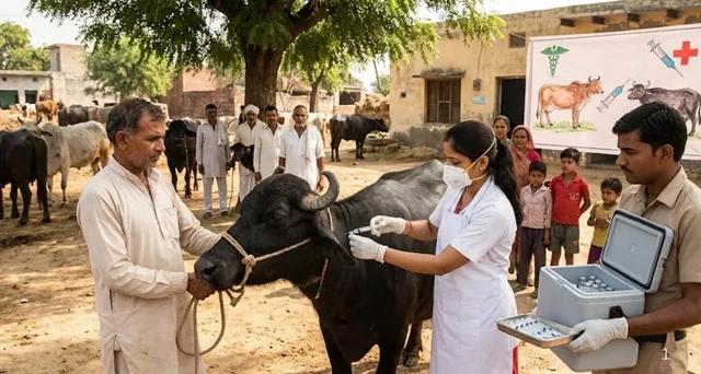 पशुओं का टीकाकरण बना किसानों की ढाल: FMD के प्रकोप में आई बड़ी कमी, 147 करोड़ से अधिक वैक्सीन खुराक दी गईं